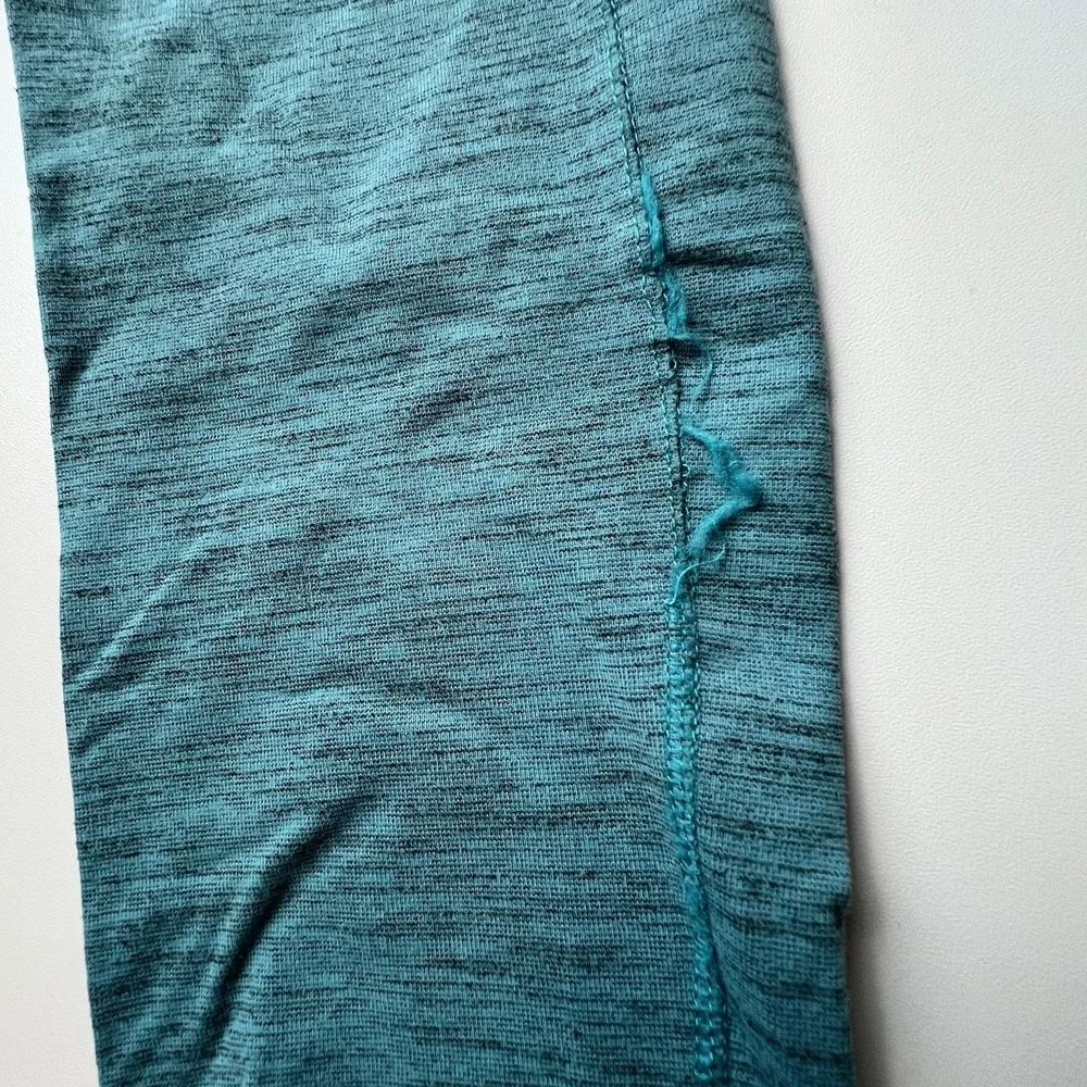 Nike Dri-Fit Leggings Women's Size XS Aqua Black Running Athletic Gym